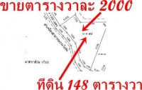 ขายที่ดินเชียงใหม่เนื้อที่ 148  ตารางวา 