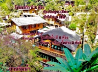 ขายที่ดินหมู่บ้านแม่กำปอง รวมบ้านพัก 4 หลัง
